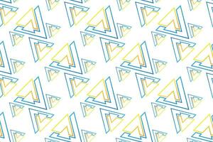 geometric seamless pattern. Set of bright blue and yellow background with modern minimal shape. elegant abstract geometrical textures. vector