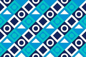 geometric seamless pattern with blue light color vector