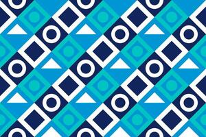 geometric seamless pattern with blue light color vector