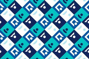 geometric seamless pattern with blue light color vector