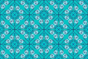 oriental pattern. blue background with Arabic ornament. Pattern, background and wallpaper for your design. Textile ornament. Vector illustration.