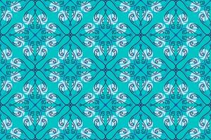 oriental pattern. blue background with Arabic ornament. Pattern, background and wallpaper for your design. Textile ornament. Vector illustration.