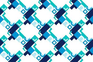 geometric seamless pattern with blue light color vector