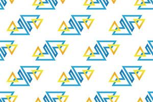 geometric seamless pattern. Set of bright blue and yellow background with modern minimal shape. elegant abstract geometrical textures. vector