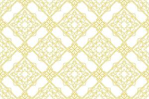 oriental pattern. White and gold background with Arabic ornament. Pattern, background and wallpaper for your design. Textile ornament. Vector illustration.