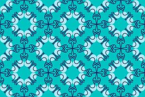 oriental pattern. blue background with Arabic ornament. Pattern, background and wallpaper for your design. Textile ornament. Vector illustration.