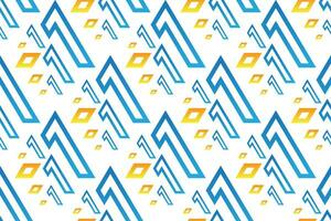 geometric seamless pattern. Set of bright blue and yellow background with modern minimal shape. elegant abstract geometrical textures. vector