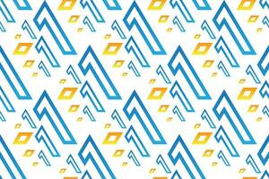 geometric seamless pattern. Set of bright blue and yellow background with modern minimal shape. elegant abstract geometrical textures. vector