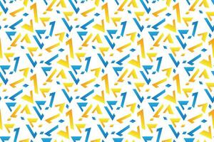 geometric seamless pattern. Set of bright blue and yellow background with modern minimal shape. elegant abstract geometrical textures. vector