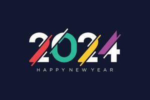 2024 logo design element vector with creative concept