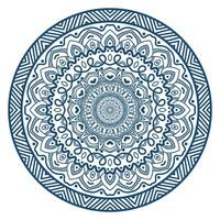 Mandala vector simple abstract flower round openwork