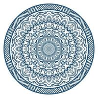 Mandala vector simple abstract flower round openwork