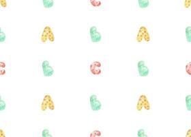 back to school seamless pattern. Isolated background. Cute childish endless design vector