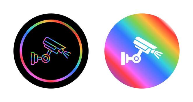 icono de vector de cámara de seguridad