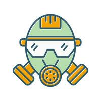 Gas Mask Vector Icon