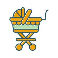 Baby Carriage Vector Icon