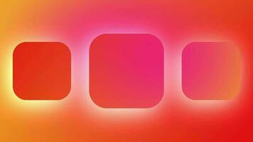 Abstract blurred gradient background in bright colors. Colorful smooth template Soft color background Color neon. Moving abstract blurred background video