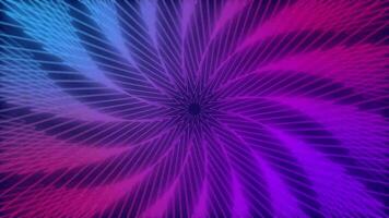 Looped animation. Abstract colorful wavy background in bright neon blue and violet colors. Modern colorful wallpaper. video