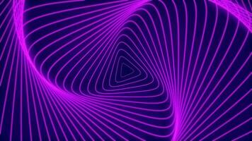 Looped animation. Abstract colorful wavy background in bright neon blue and violet colors. Modern colorful wallpaper. video