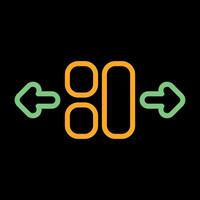 Layout Fluid Vector Icon