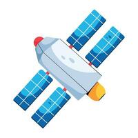 Trendy Artificial Satellite vector