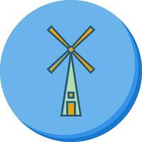 Windmill Vector Icon