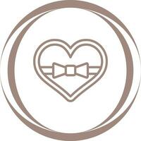 Heart shaped chocolates Vector Icon