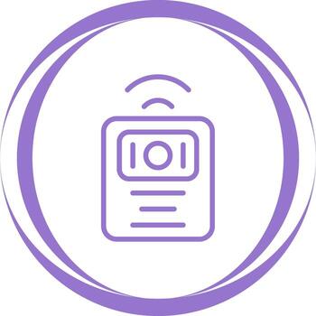 inalámbrico intercomunicador vector icono