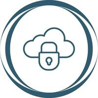 Private Cloud Vector Icon