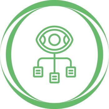 icono de vector de visualización de datos