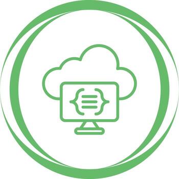 Serverless Computing Vector Icon