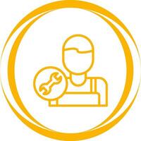 HVAC Technician Vector Icon