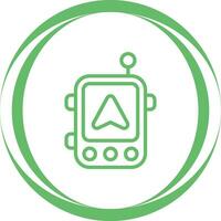 GPS Navigation Device Vector Icon