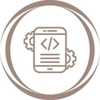 Mobile App Development Vector Icon