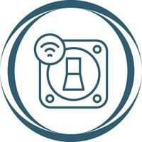 Smart Light Switch Vector Icon