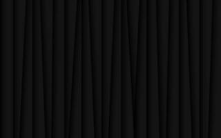 Black abstract overlap stripes background. Black metallic geometric illustration with dark gradient vector
