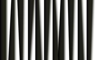 Abstract metal background with black and white vertical lines. Parallel lines and strips. Vector illustration