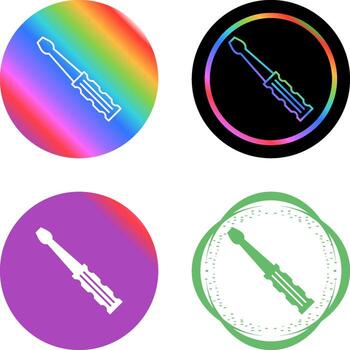 icono de vector de destornillador