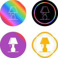 Table Lamp Vector Icon