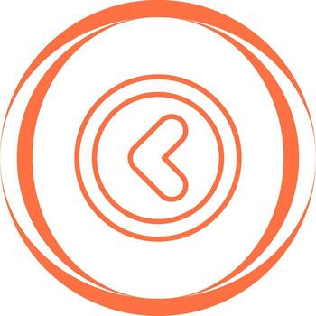 Angle Left Vector Icon