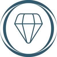 icono de vector de diamante