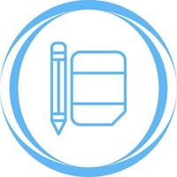 Eraser with pencil Vector Icon