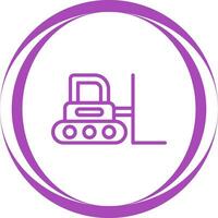 Bulldozer Vector Icon