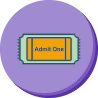 Movie Ticket Vector Icon