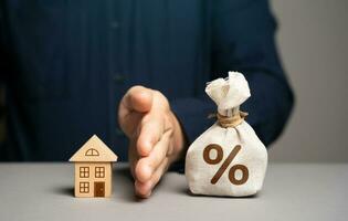 Protection from floating interest rate. Opt for fixed-rate mortgages loans. Risk of rising interest rates that can inflate monthly payments. Protect your house purchase from unforeseen economic events photo