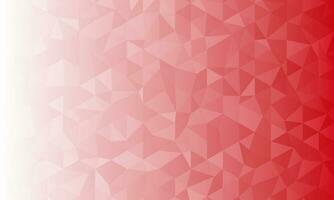 irregular shape red gradient low poly background vector