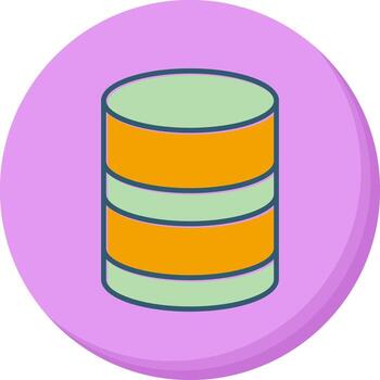 icono de vector de base de datos
