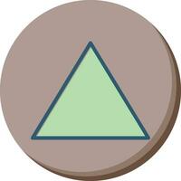 icono de vector de triángulo