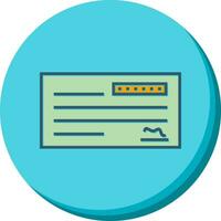 Cheque Vector Icon