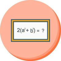 Solving Formula Vector Icon